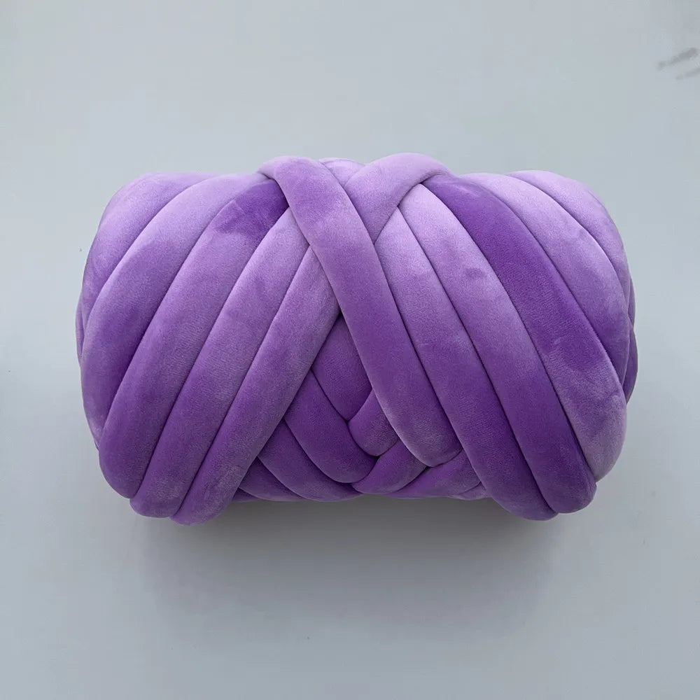 Filato marshmallow super chunky velluto 1 kg – “super velvet” grosso per coperte gigantissime, progetti fai-da-te morbidi