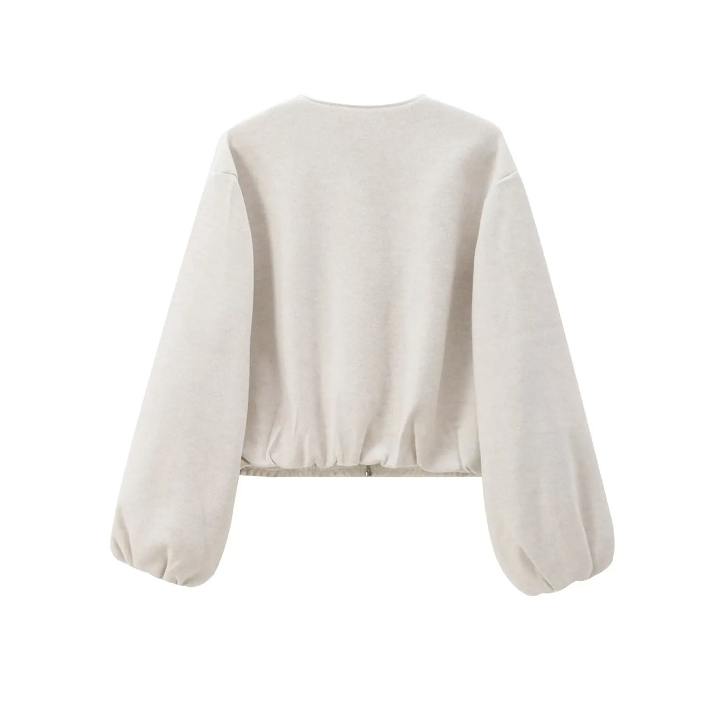 Bomber corto rosso da donna – giacca cropped sportiva