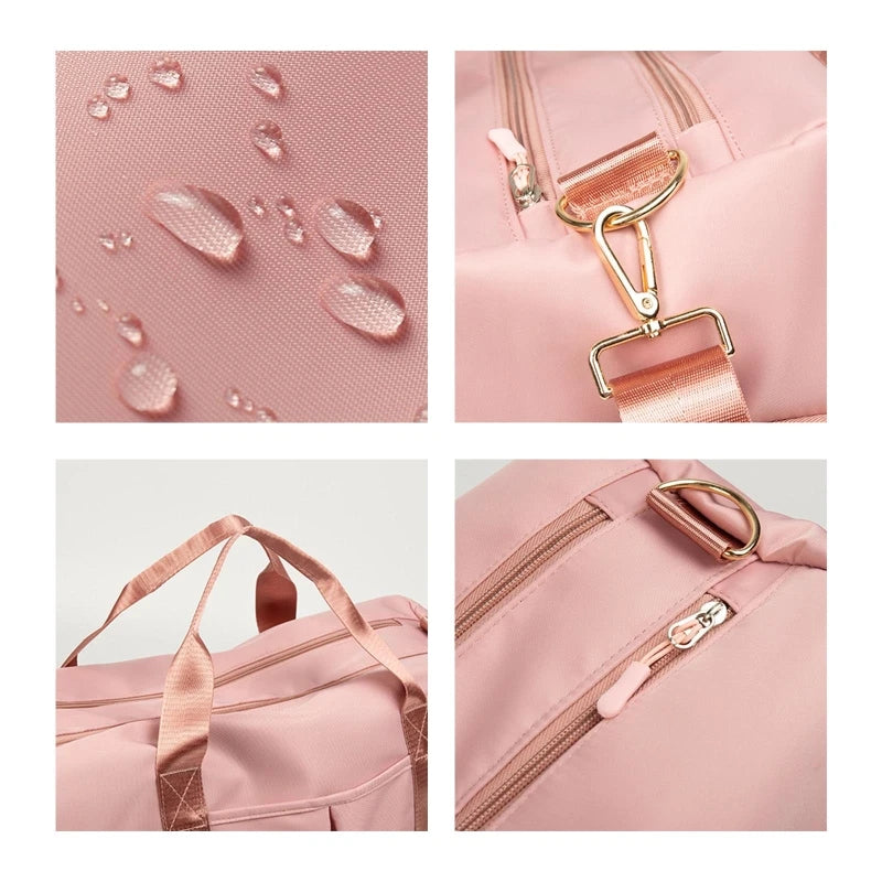 Borsa palestra donna 2025 – duffel leggero con scomparto scarpe, impermeabile e grande capienza