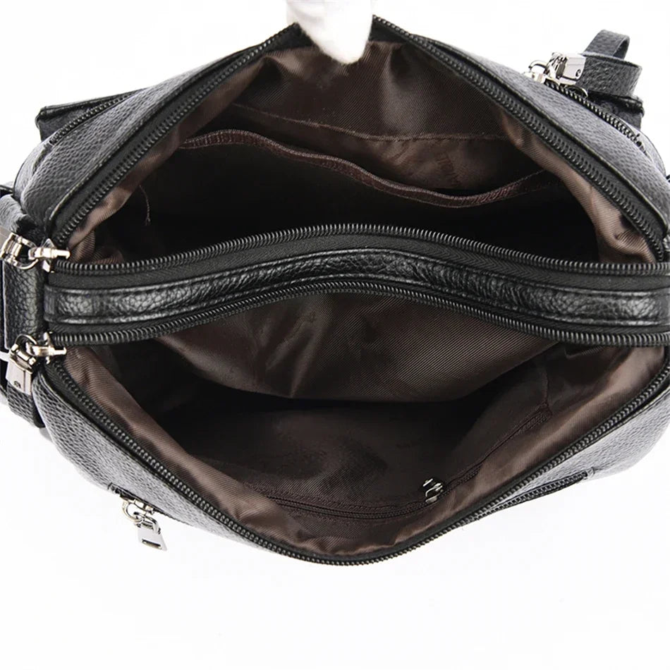 Borsa a tracolla donna con tasche e scomparti - foto 129 della galleria