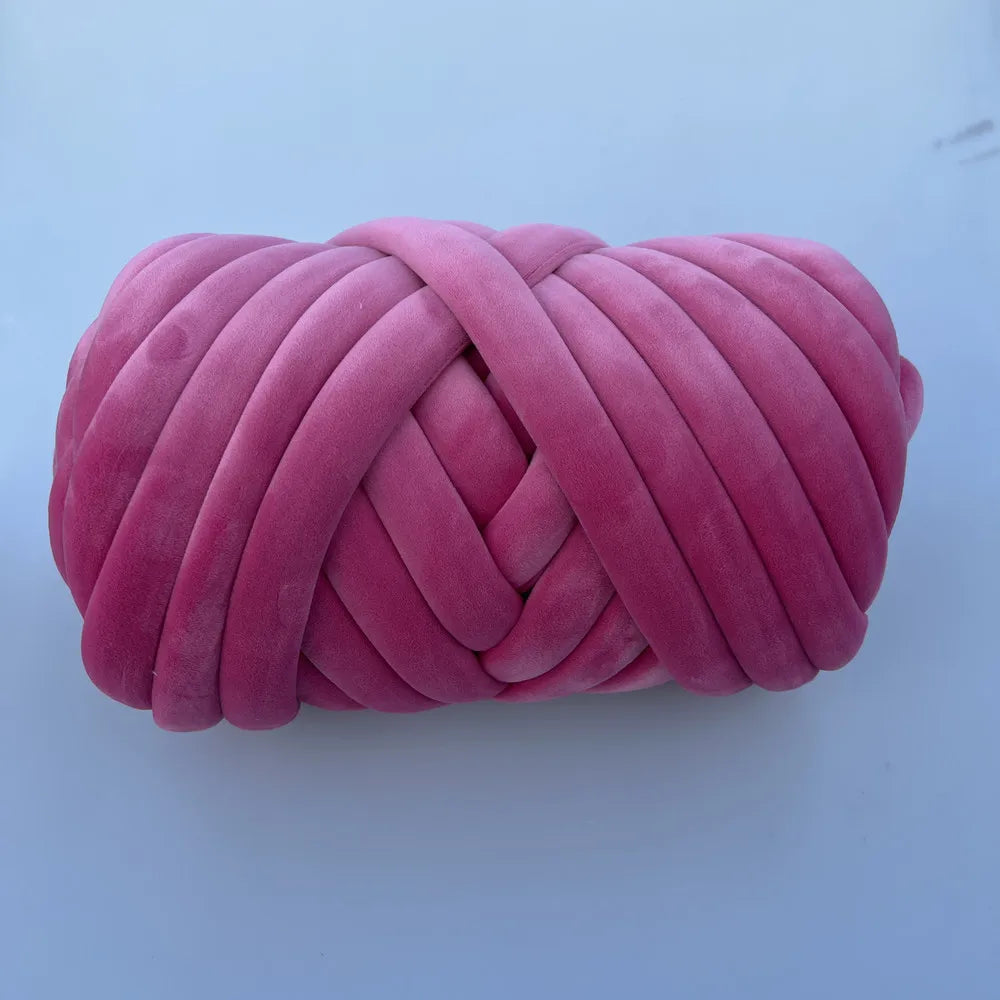 Filato marshmallow super chunky velluto 1 kg – “super velvet” grosso per coperte gigantissime, progetti fai-da-te morbidi