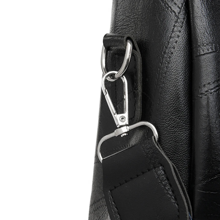 Zaino donna in pelle sintetica PU grande capacità – backpack anti-furto retrò per scuola, viaggio e uso quotidiano