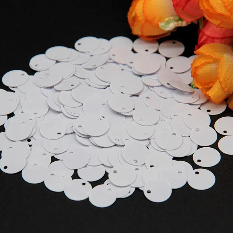 Paillettes Flat Rotonde 10–25 mm con Foro – 10 g , Costumi, Scialli, Danza, Scrapbooking e Decorazioni
