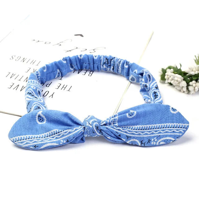 Fascia Capelli Boho Donna – Turbante Elastico con Nodo