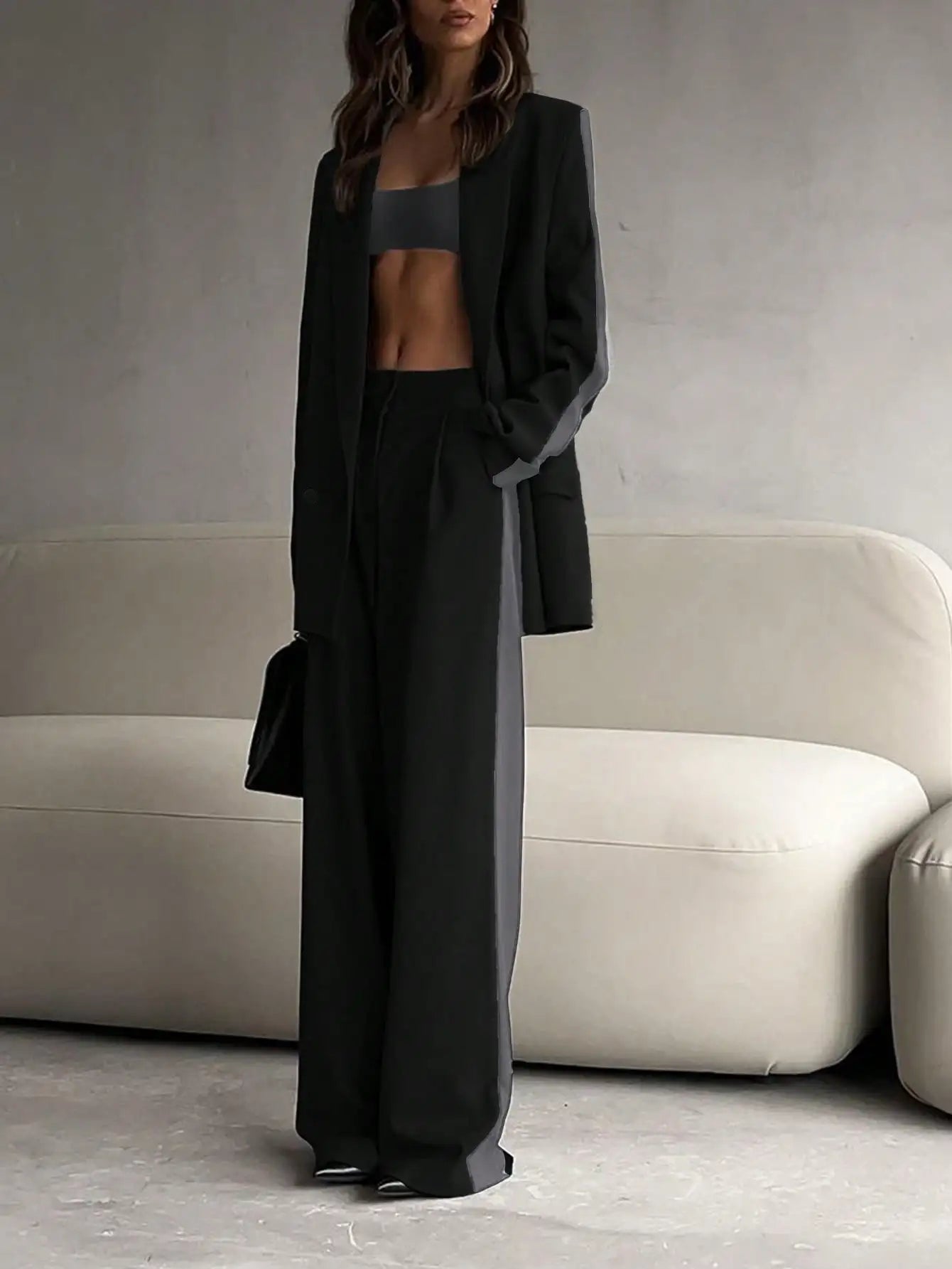 Completo Donna Elegante Blazer e Pantalone – Set Chic