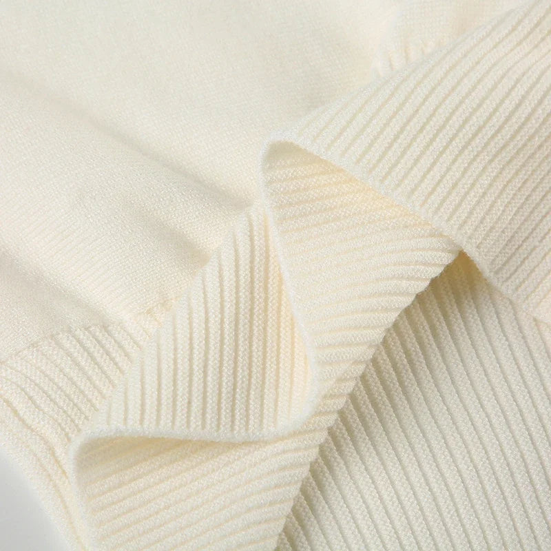 Maglione monospalla donna – Pullover loose con scollo asimmetrico, maniche lunghe, knit casual autunno/inverno