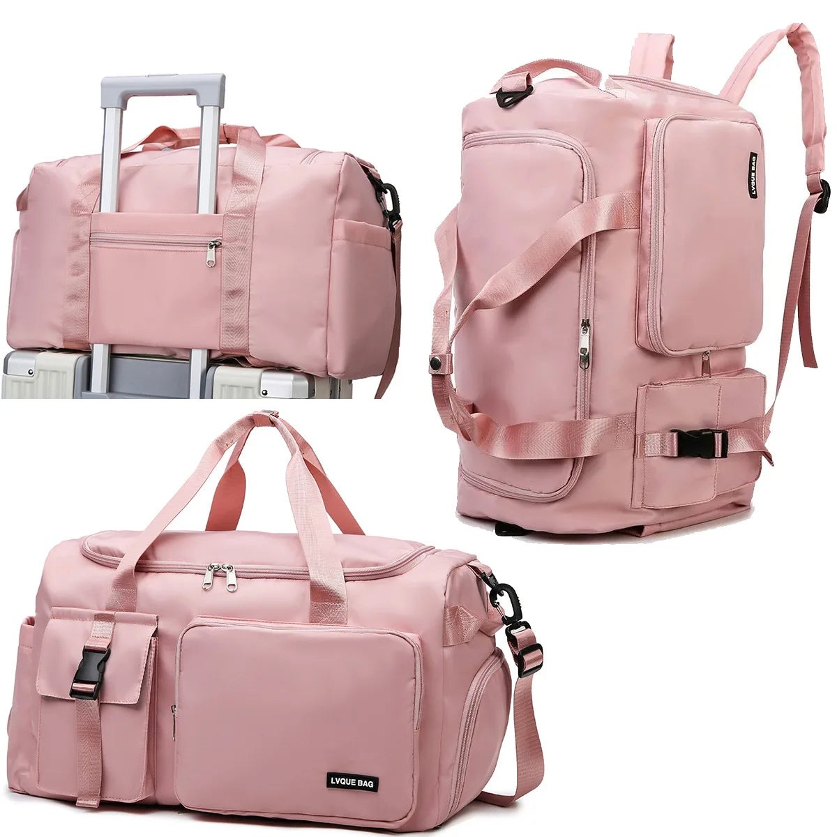 Borsa sportiva donna 2025 – duffel con doppio comparto asciutto/bagnato ideale per palestra, nuoto e viaggi