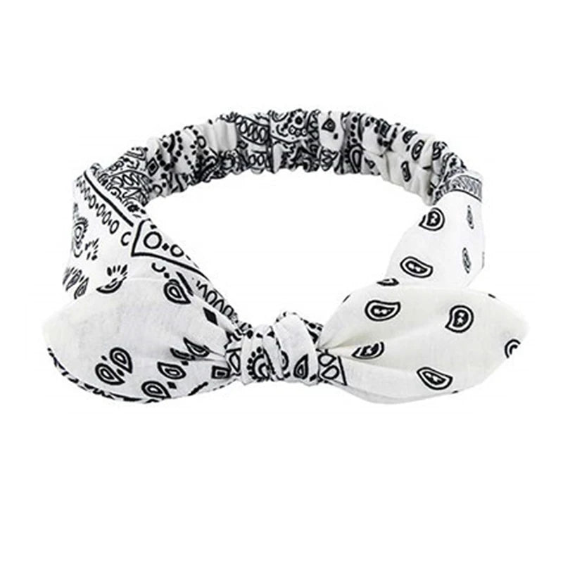 Fascia Capelli Boho Donna – Turbante Elastico con Nodo