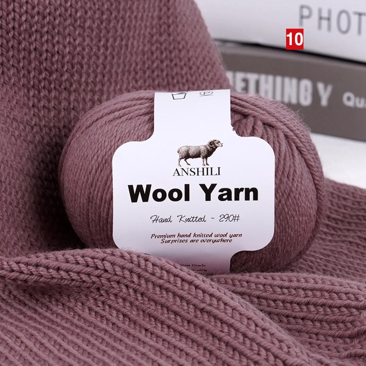 Filato Lana Spessore Medio – Gomitolo per Maglieria e Uncinetto, Ideale per Maglioni & Accessori