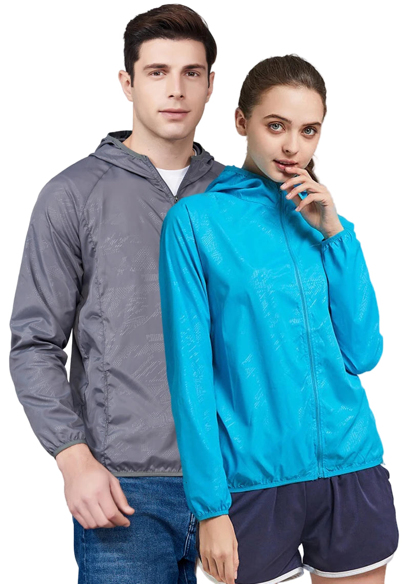 Giacca trekking unisex impermeabile e quick-dry – antivento, anti-UV e pieghevole per escursioni