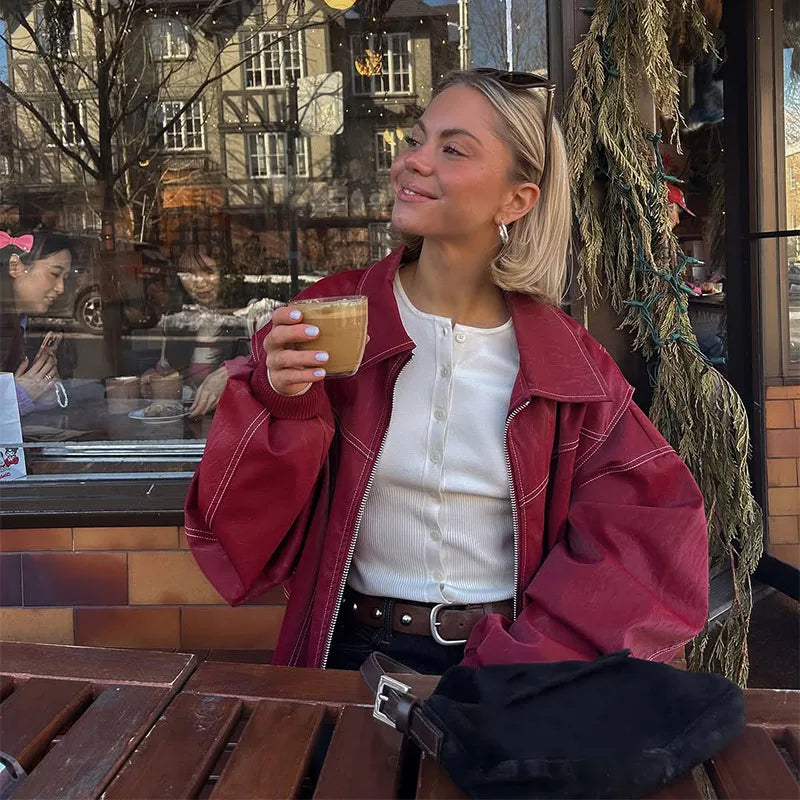 Bomber Donna Collo Alto con Zip - immagine 37