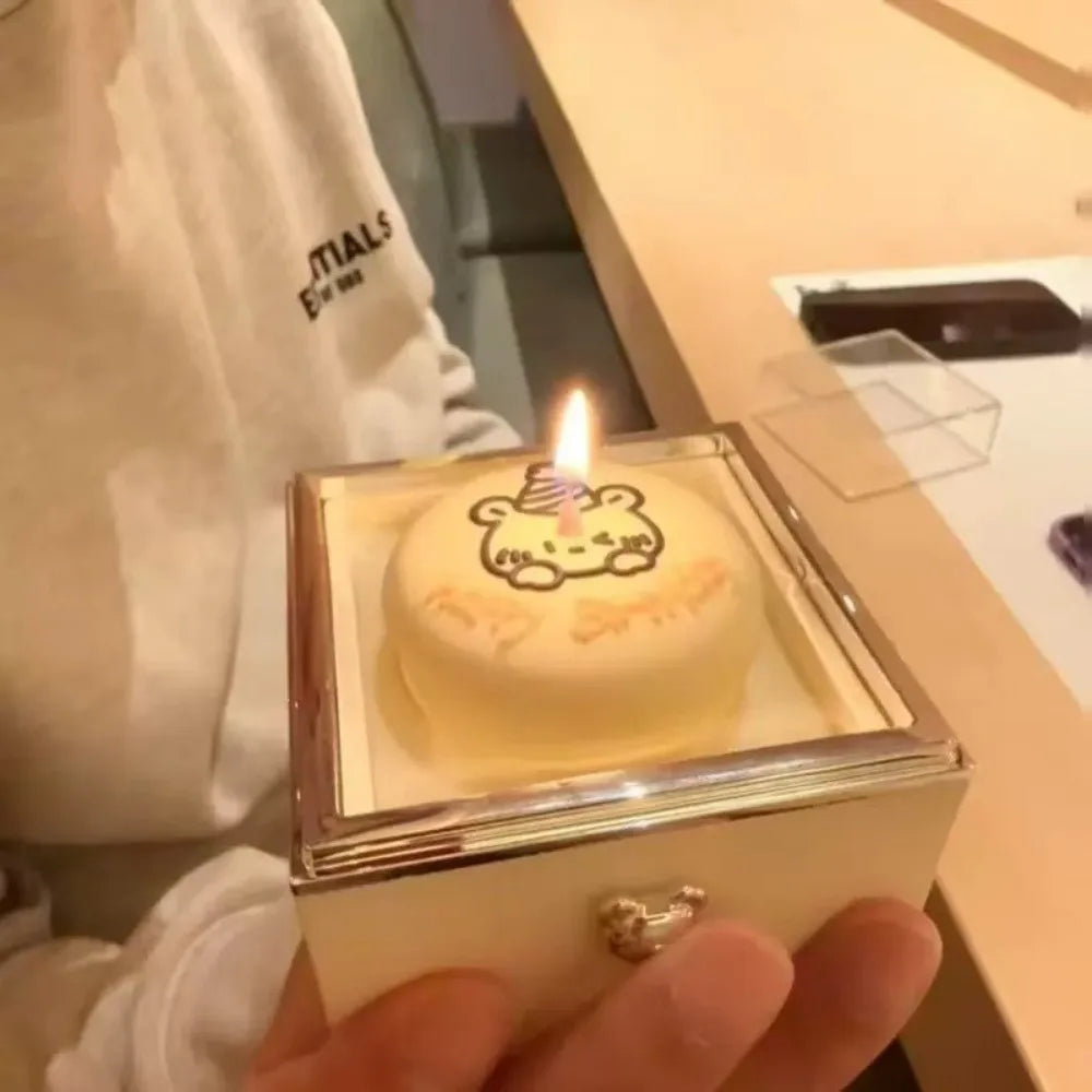 Scatola Portagioie Orsetto Flip per Anello – Custodia Display Regalo Romantico San Valentino