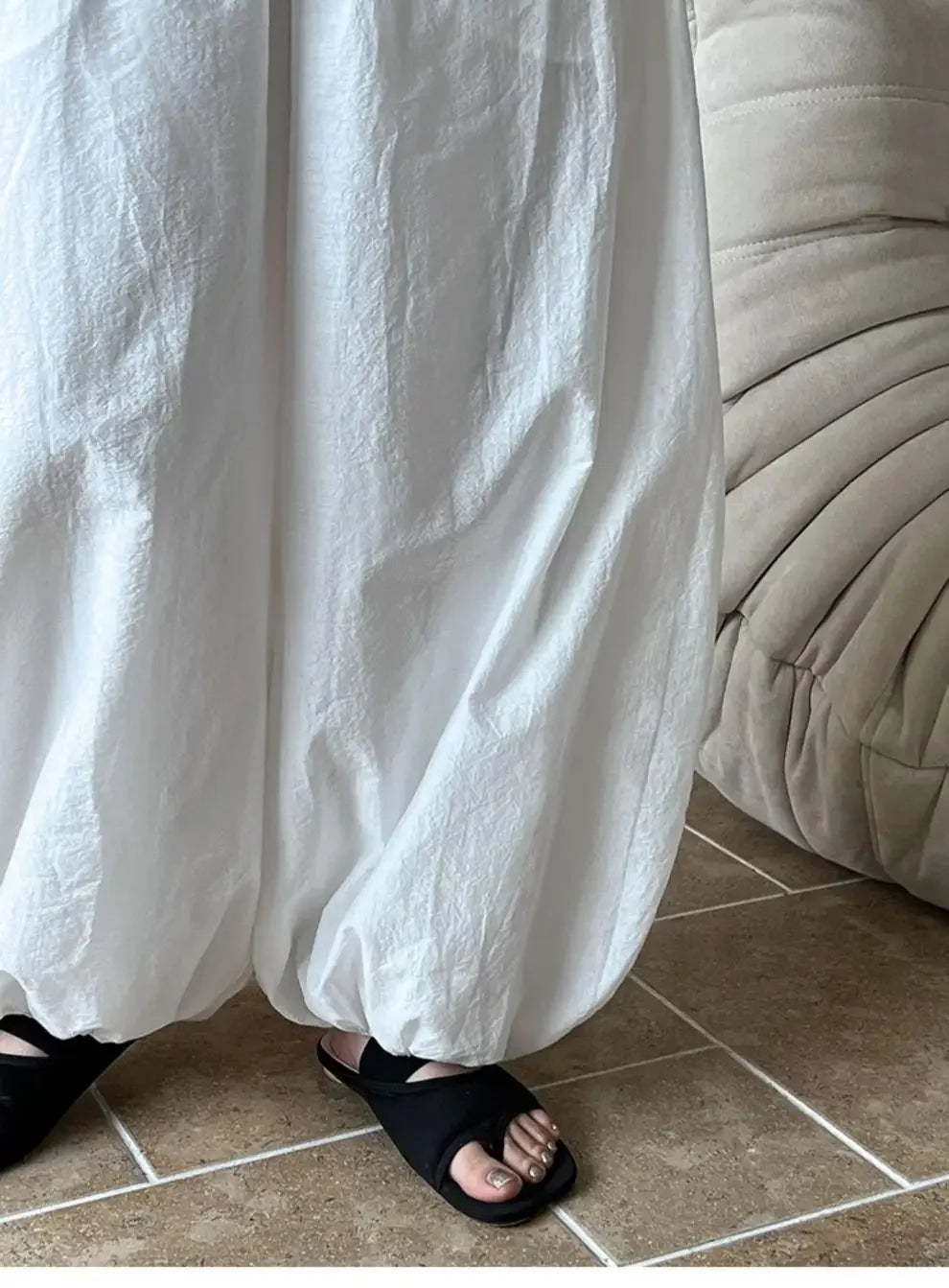 Pantaloni Bloomers Donna Vita Alta – Loose Fit Estivi