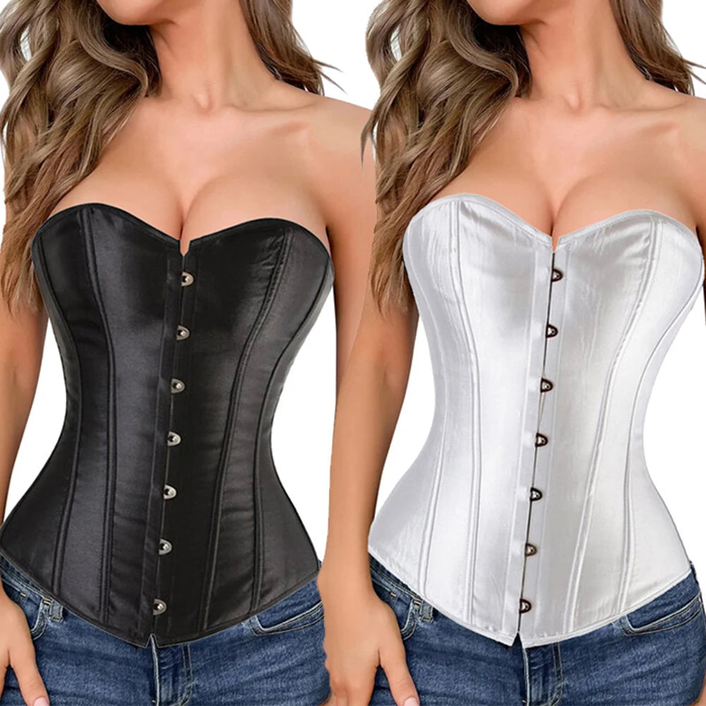Corsetto Donna Sexy Modellante – Bustier Push Up Vita Stretta