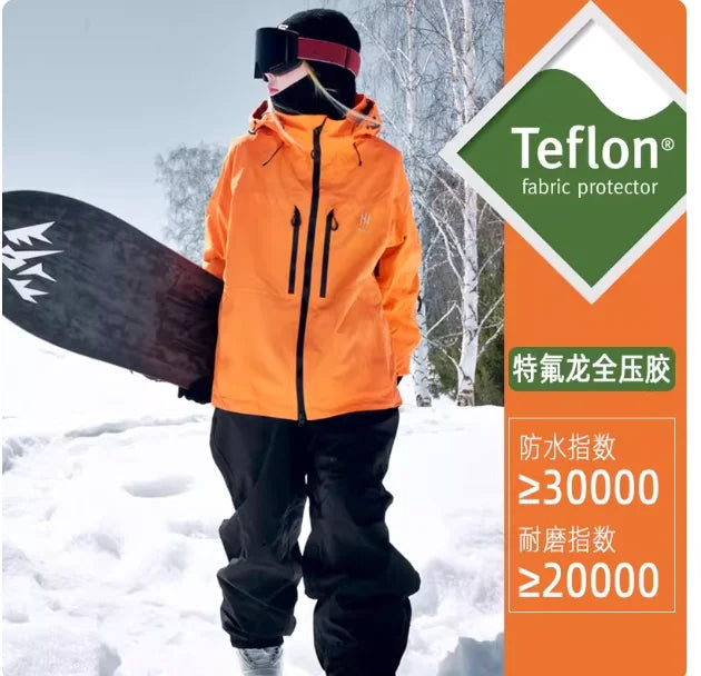 Completo sci e snowboard unisex con giacca e pantaloni