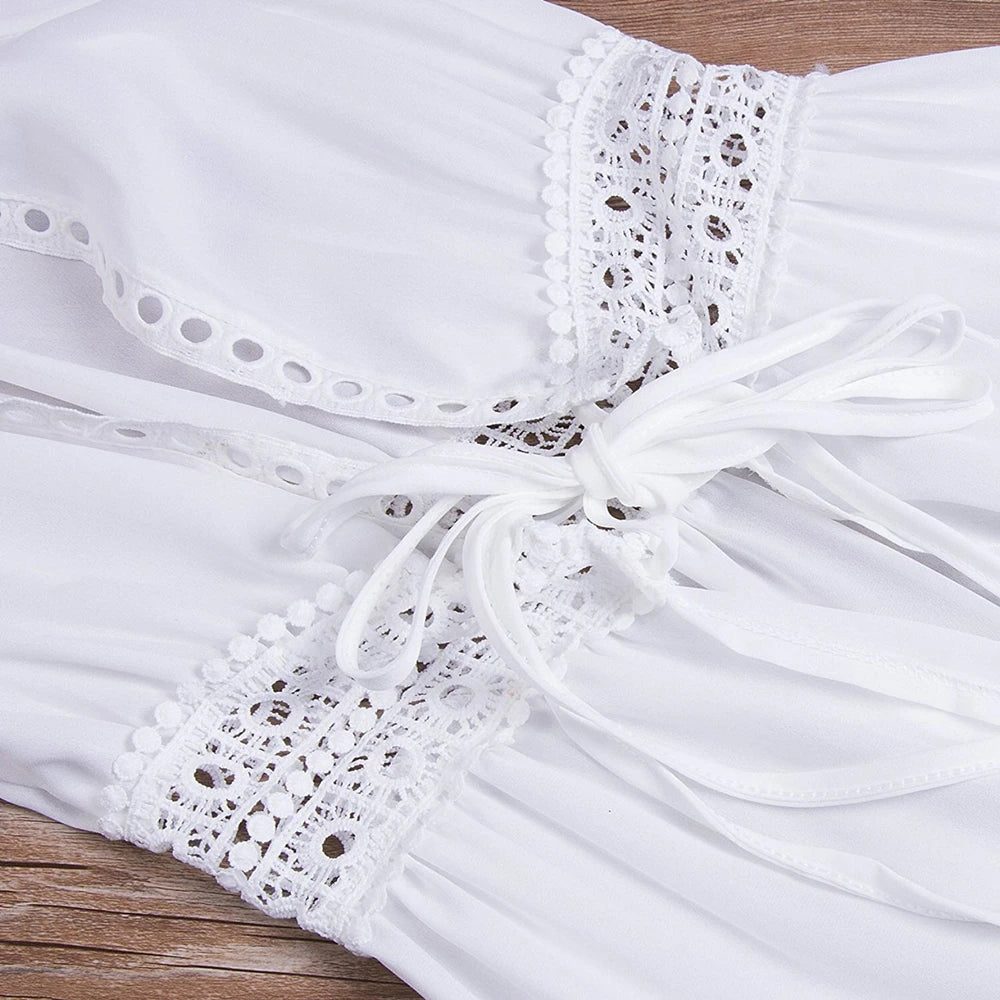 Copricostume Donna Leggero – Cardigan Mare Effetto Chiffon