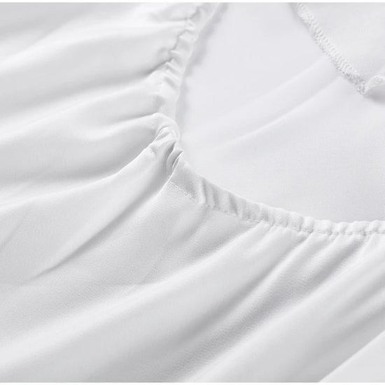 Abito da sera in raso con fiocco per donna – abito elegante schiena scoperta