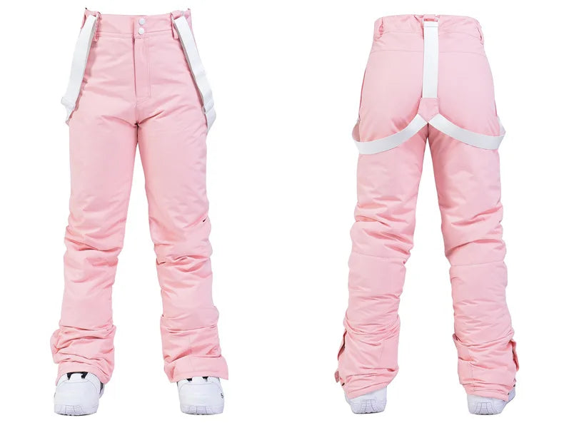 Tuta da sci donna impermeabile e antivento 2-pezzi – giacca + pantaloni snowboard invernale 2025, windproof & waterproof
