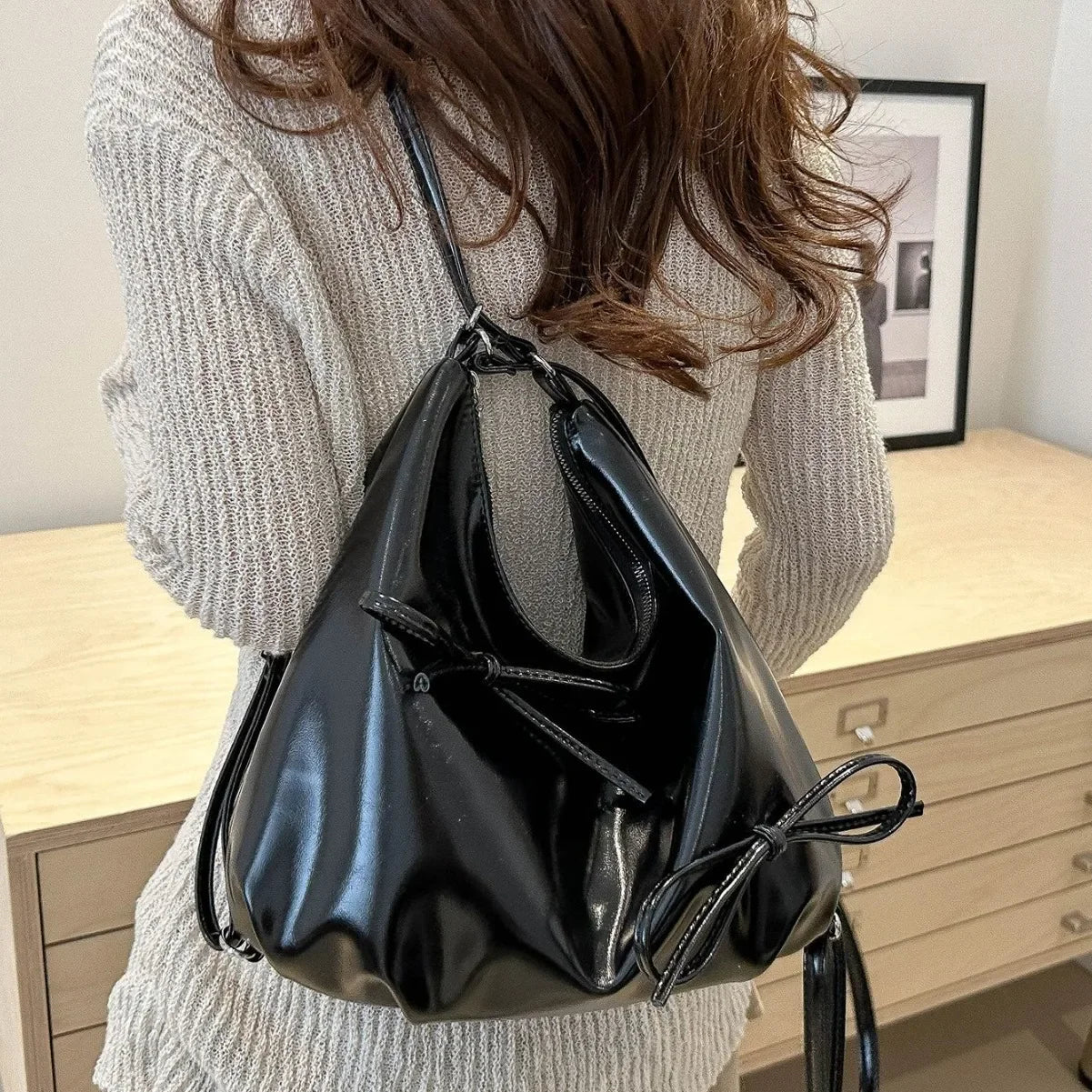 Borsa tote pieghevole donna multifunzionale – alta capacità, elegante e pratica, ideale per pendolari, viaggi e uso quotidiano