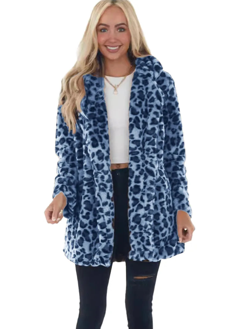 Cappotto donna oversize leopardo – abbigliamento autunno/inverno 2025, stampa leopardata, vestibilità ampia, top casual