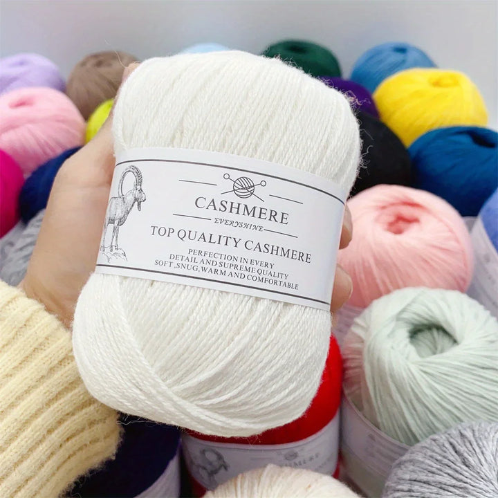 Set 6 gomitoli filo cashmere donna – Lana alta qualità per maglioni, sciarpe, cappelli e progetti fai-da-te