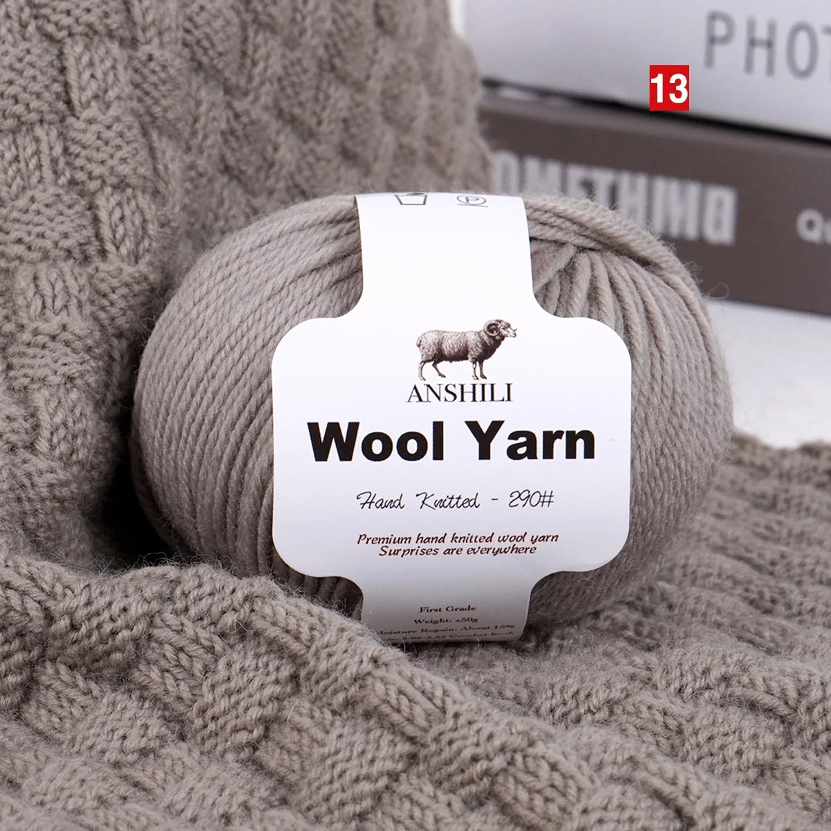 Filato Lana Spessore Medio – Gomitolo per Maglieria e Uncinetto, Ideale per Maglioni & Accessori