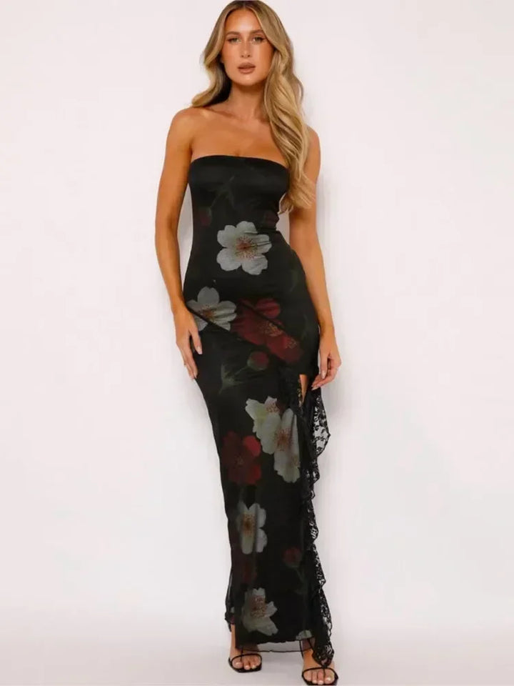 Abito con Fiore in Pizzo – Sexy, Elegante e Super Trendy