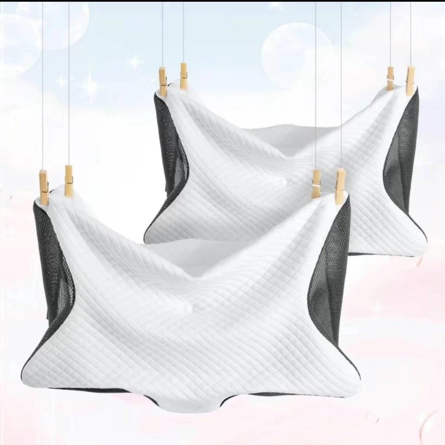 Memory Foam Pillowcase Cervical Pillowcase Pillow Protector Bedding Pillow Cases Cover Cooling Fabric Portable Home Holiday Gift