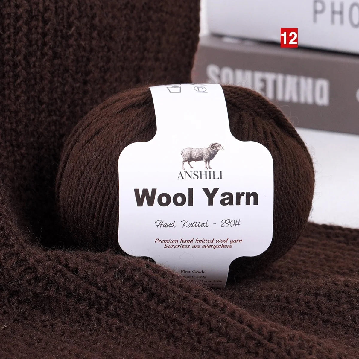 Filato Lana Spessore Medio – Gomitolo per Maglieria e Uncinetto, Ideale per Maglioni & Accessori