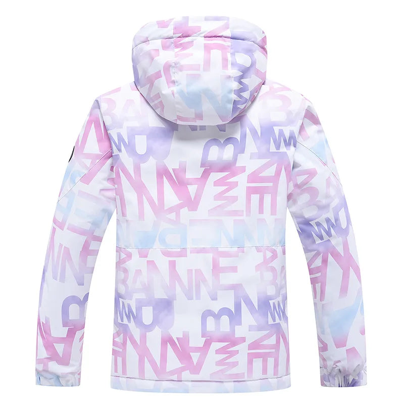 Tuta da sci donna impermeabile e antivento 2-pezzi – giacca + pantaloni snowboard invernale 2025, windproof & waterproof