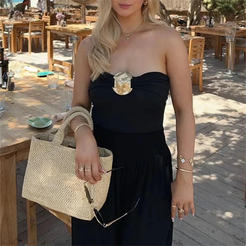 Body suit nero off-shoulder donna 2025 – modello aderente sexy a spalle scoperte, lingerie e outfit femme fatale