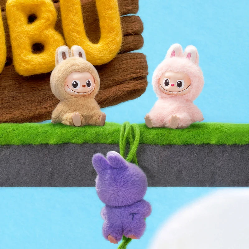 POP MART The Monster Pin for Love Series – Portachiavi in peluche vinilico, blind box (N-Z), edizione limitata, un pezzo per ordine