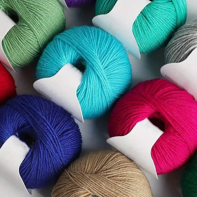 Set 6 pezzi Filato Lana – 300g Totali per Maglia & Uncinetto, Gomitoli Multicolore