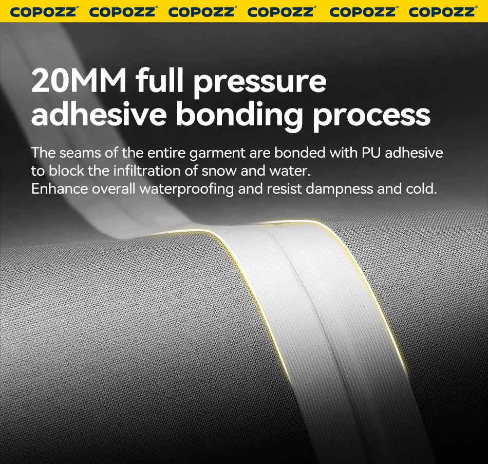 Pantaloni da sci unisex 3L impermeabili e antivento – snow-pants tecnico da snowboard e montagna