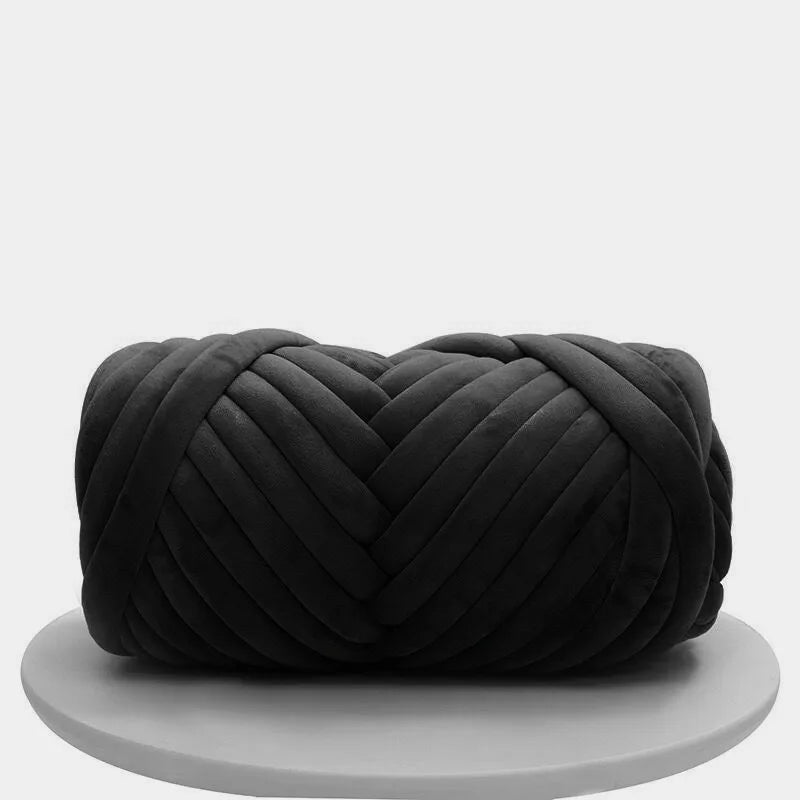 Filato marshmallow super chunky velluto 1 kg – “super velvet” grosso per coperte gigantissime, progetti fai-da-te morbidi