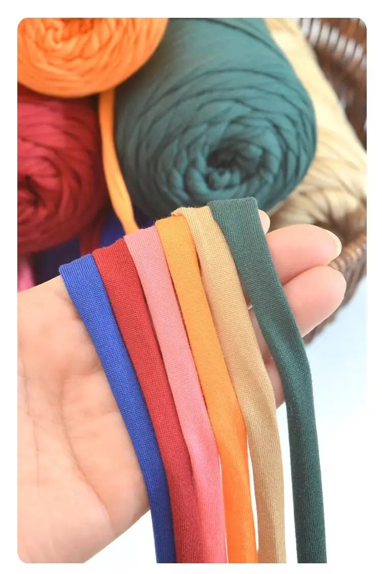 Set 3 gomitoli cloth yarn tessuto – filo intrecciato spesso per borse, tappeti, uncinetto e fai-da-te 2025