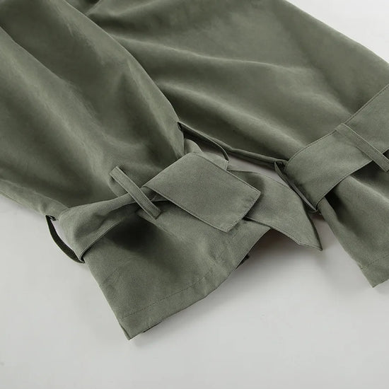 Trench coat corto con lacci per donna – Giacca a maniche lunghe, colletto a revers, abbottonatura singola, stile casual elegante per la primavera/autunno 2025