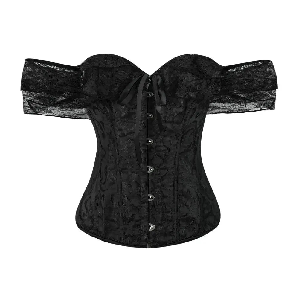 Corsetto Elegante Donna con Spalline a Sbuffo