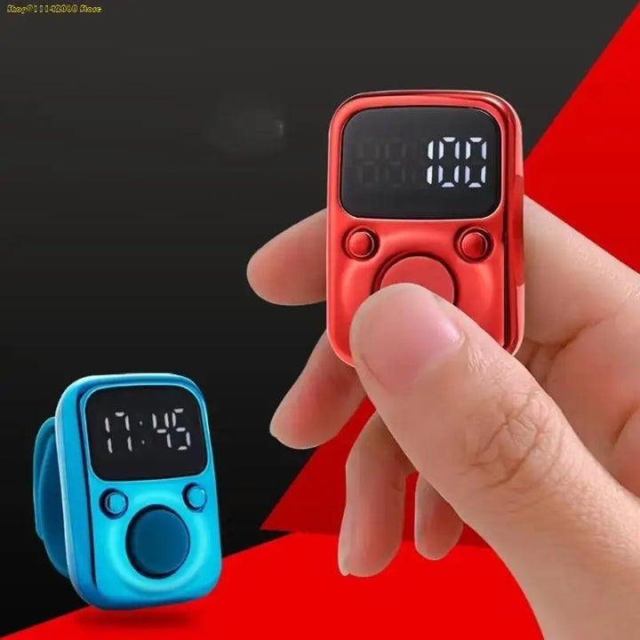 Contatore Digitale da Dito con Display OLED Impermeabile – Clicker Elettronico per Uncinetto e Maglia
