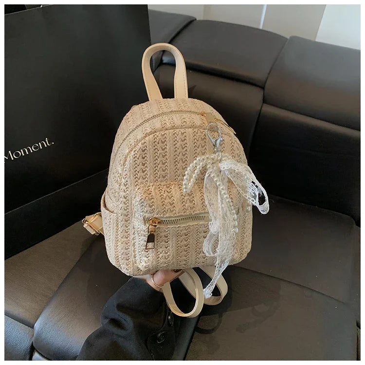 Zaino Mini Donna in Paglia 2025 – Casual Estivo e Versatile