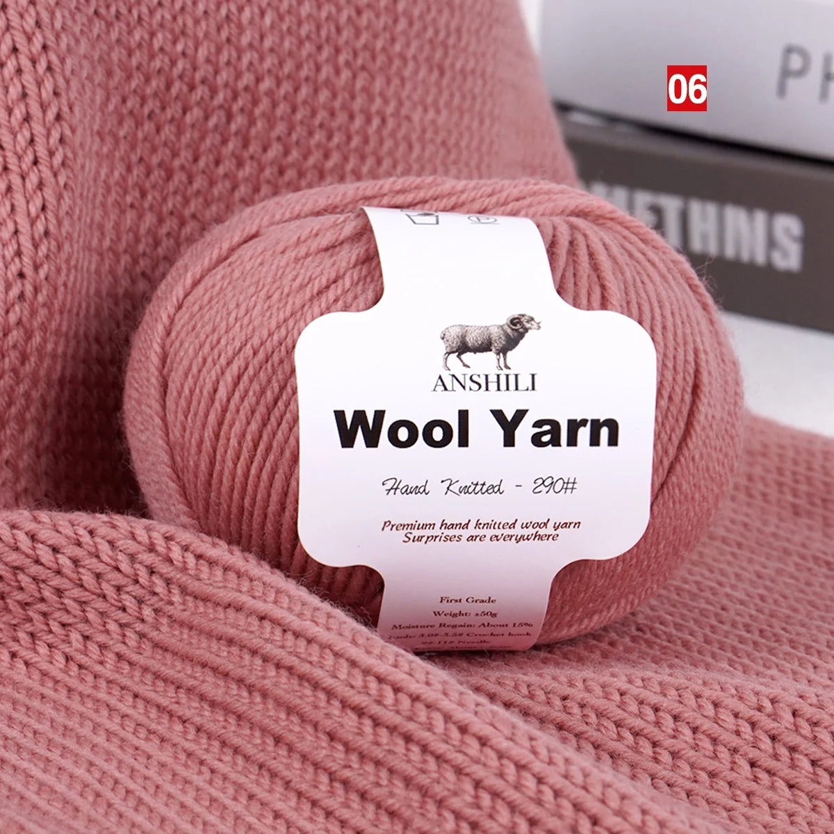 Filato Lana Spessore Medio – Gomitolo per Maglieria e Uncinetto, Ideale per Maglioni & Accessori