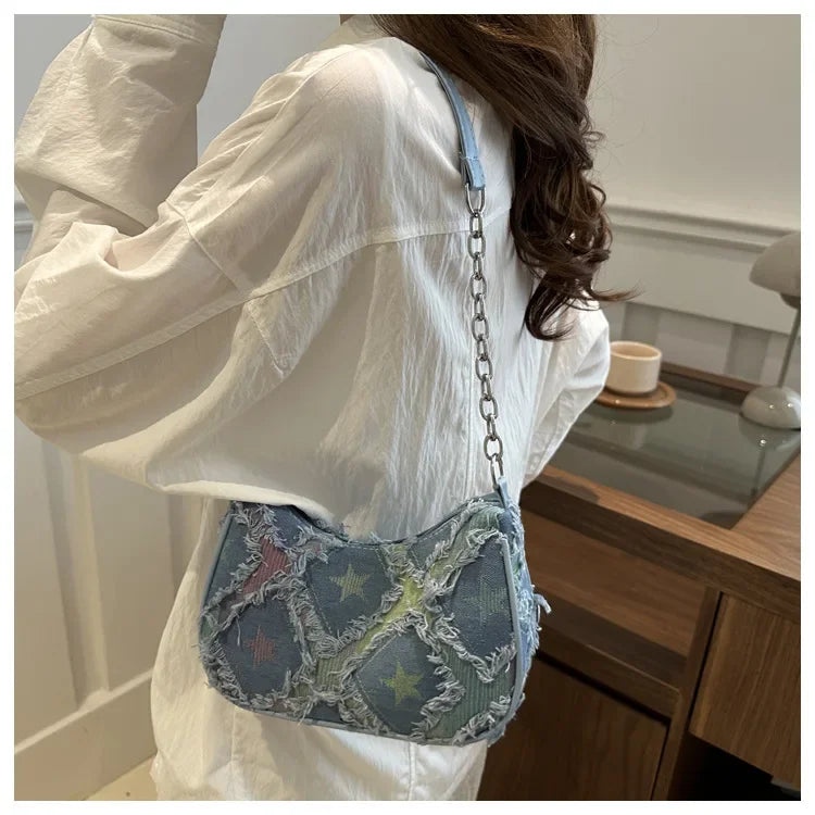 Borsa etnica donna 2025 – underarm bag spalla casual versatile, stile etnico estivo trendy
