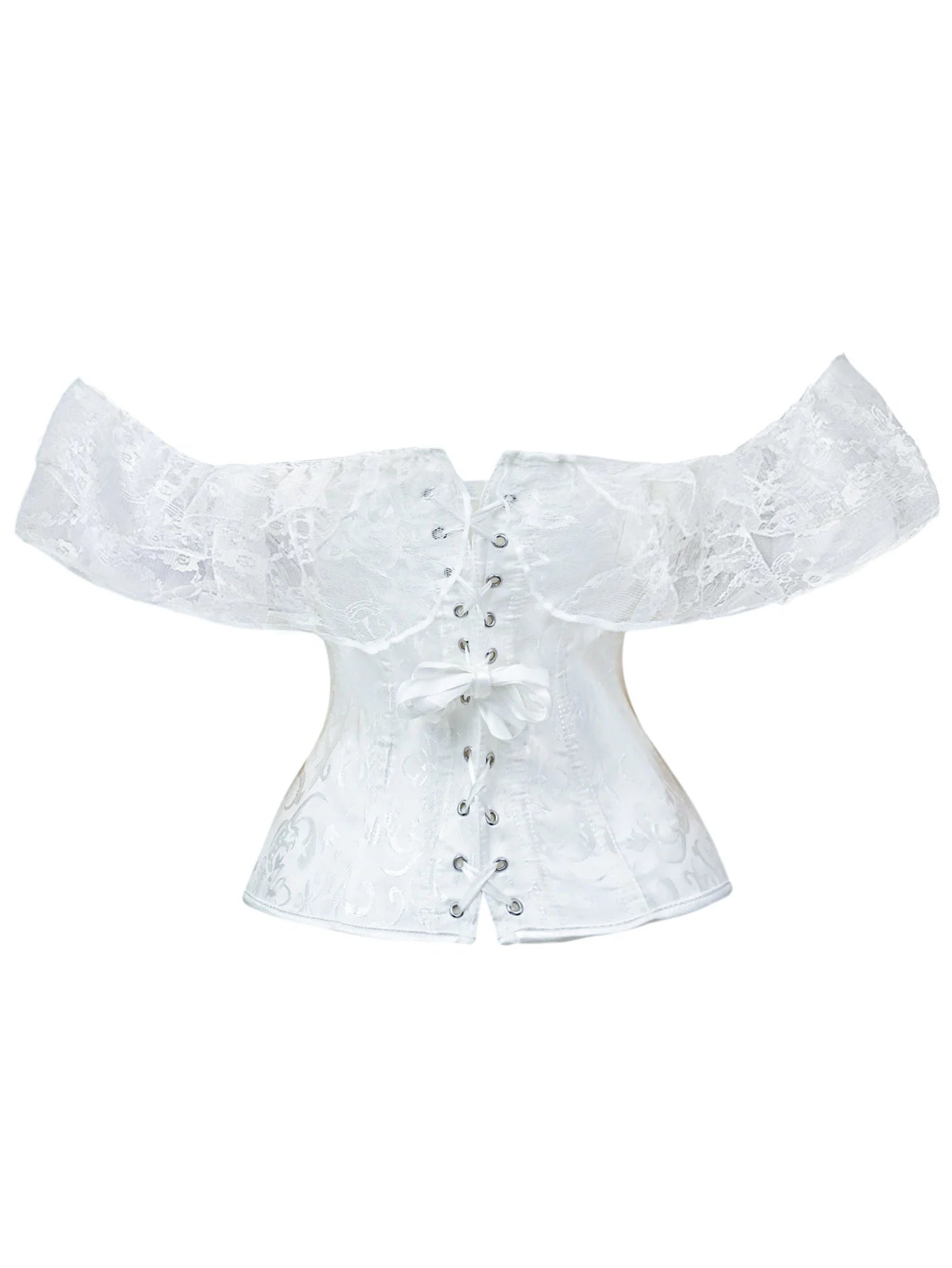 Corsetto Elegante Donna con Spalline a Sbuffo