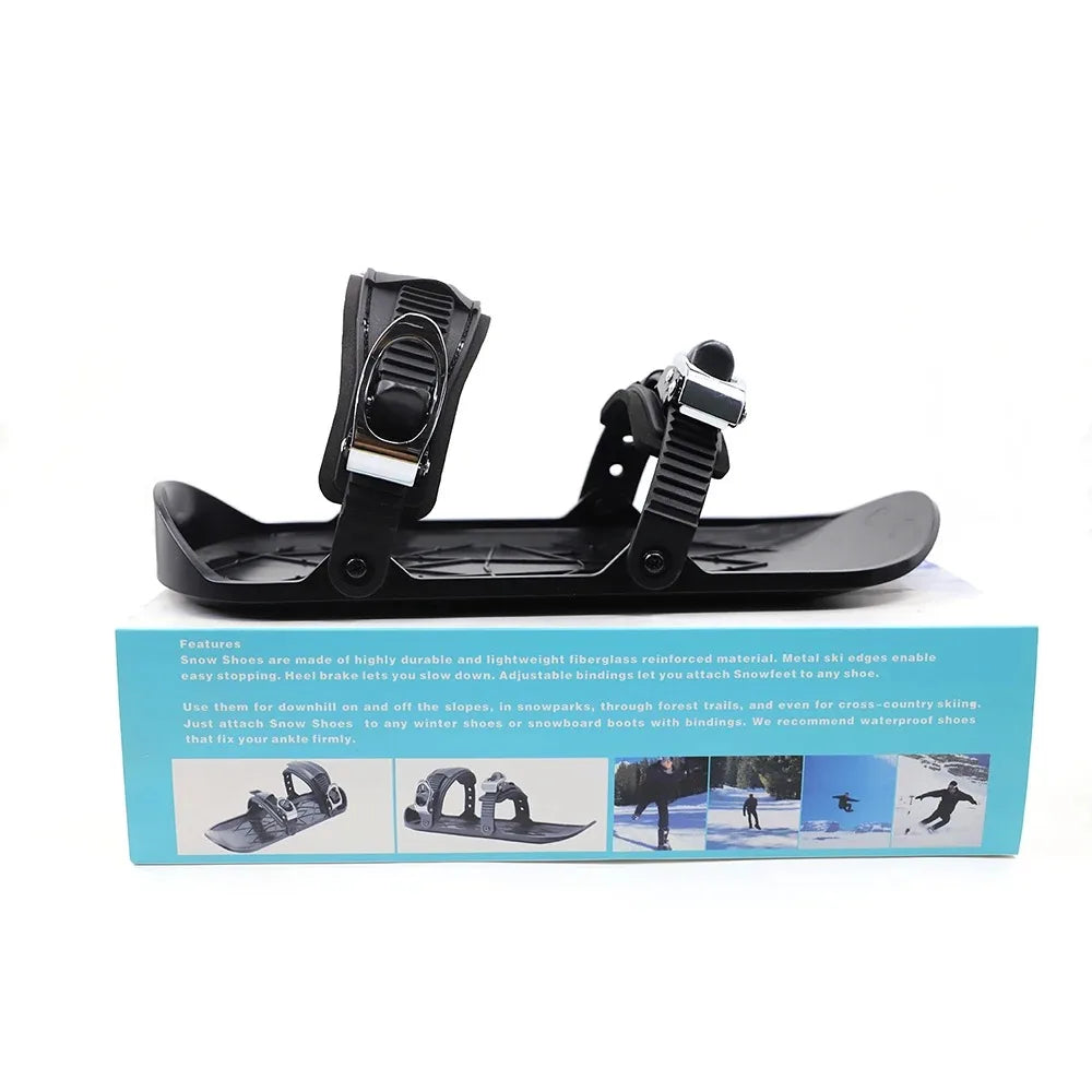 Racchette da sci/snowboard unisex in plastica rigida – boots high-quality “sliding” per pista e cross-country 2025