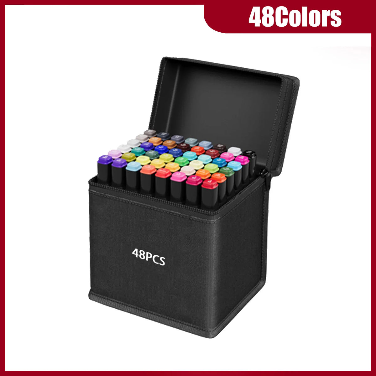 Pennarelli ad Alcool Doppia Punta – Set Artistico per Disegno e Colorazione