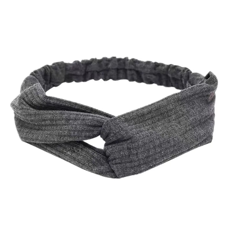 Fascia Capelli Boho Donna – Turbante Elastico con Nodo