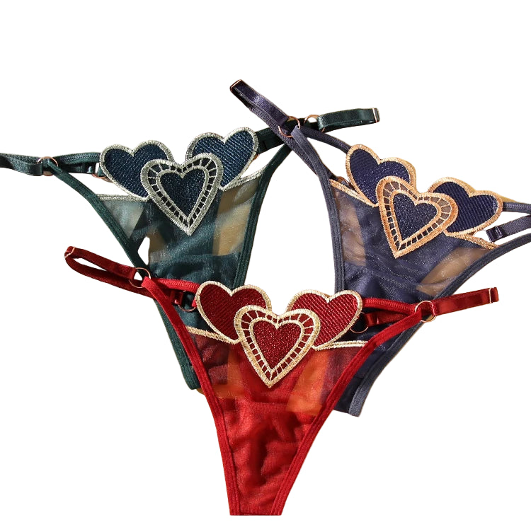 Perizoma sexy ricamato in stile giapponese – lingerie femminile a vita bassa, intimo elegante e sensuale