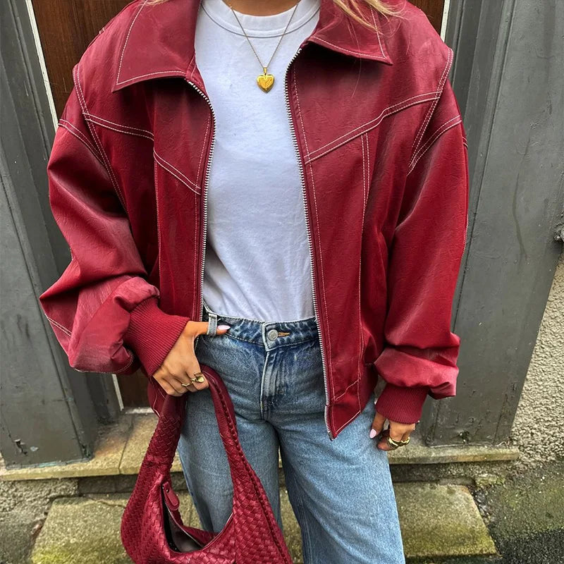 Bomber Donna Collo Alto con Zip - immagine 44