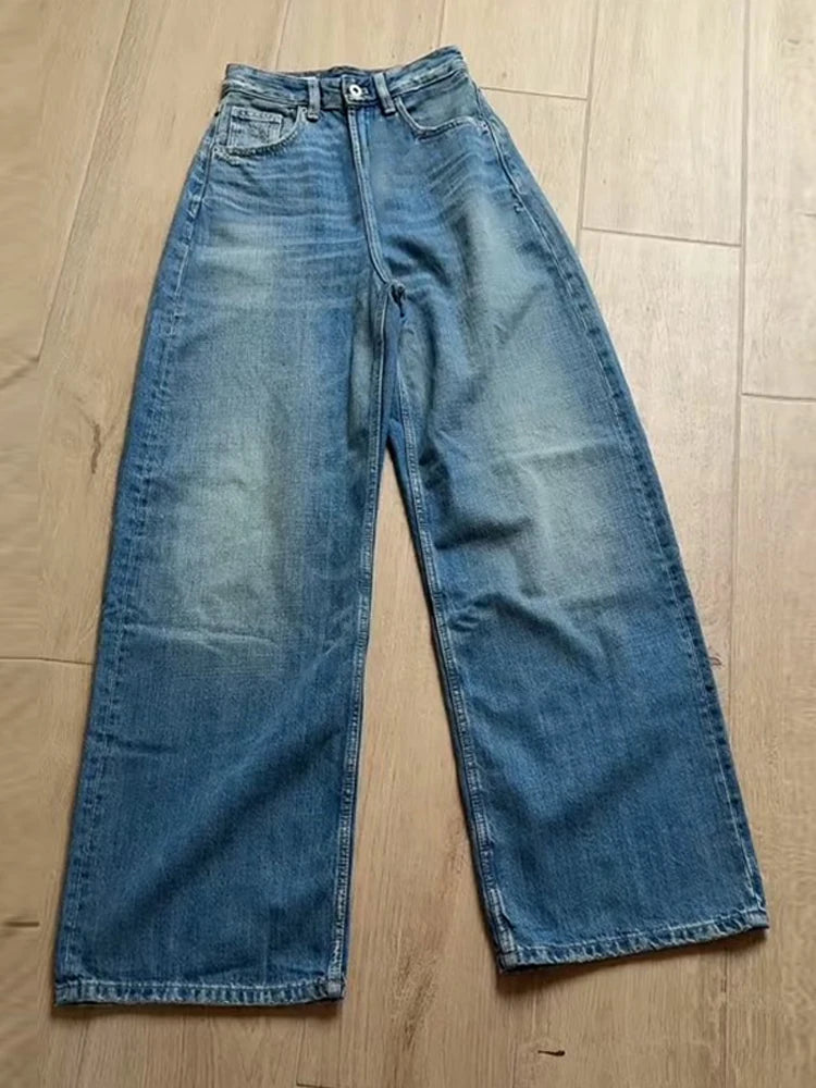 jeans donna gradient con strappi casual streetwear