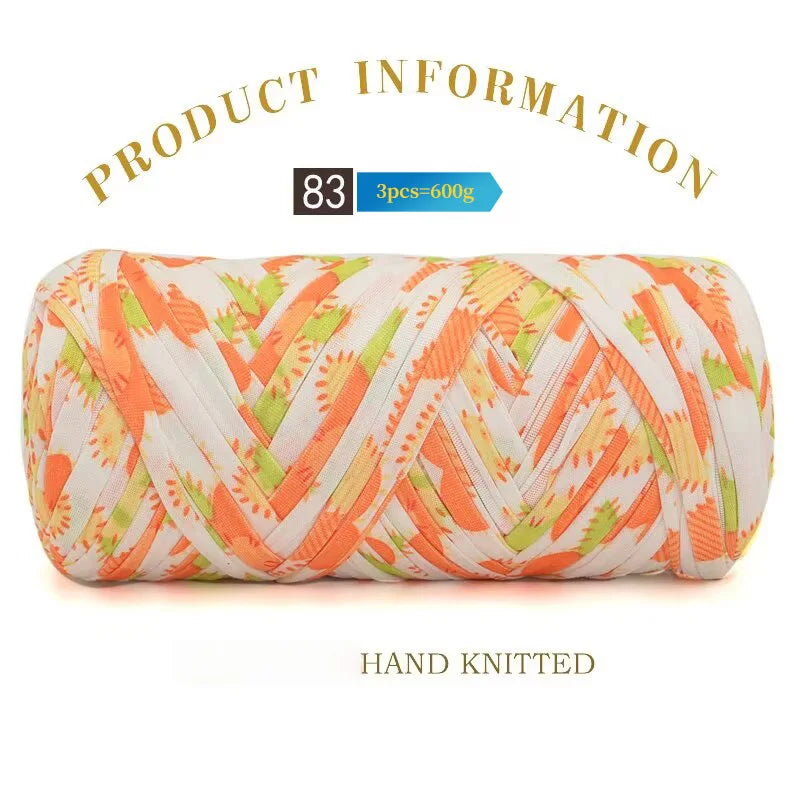 Set 3 gomitoli cloth yarn tessuto – filo intrecciato spesso per borse, tappeti, uncinetto e fai-da-te 2025